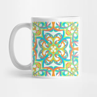 inspire 8 - rainbow flowers Mug